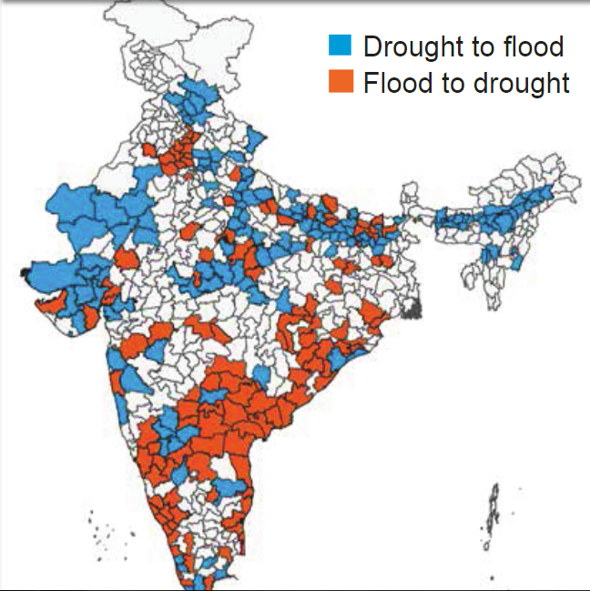 Floods, droughts, and cyclones have become more frequent in India since ...