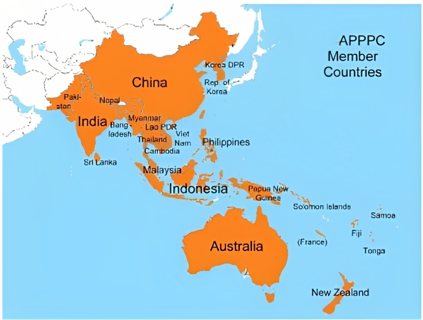 Азиатско-Тихоокеанский регион на карте. Asia Pacific Region страны. Политическая карта Азиатско-Тихоокеанского региона. Страны APAC.