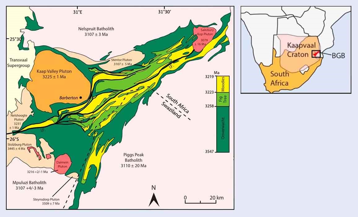 Barberton Greenstone Belt, UPSC