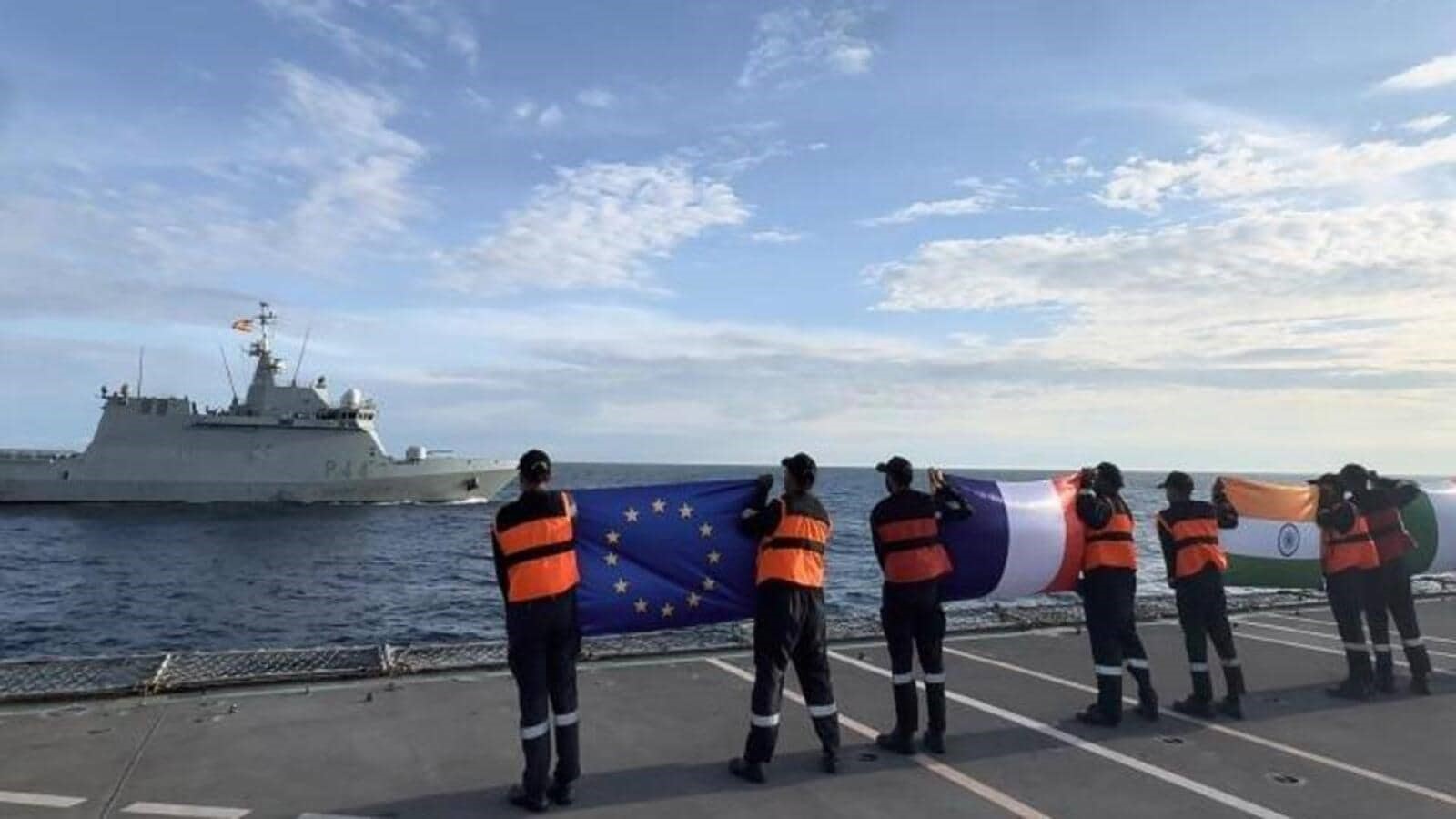 EU- INDIA JOINT NAVAL EXERCISE