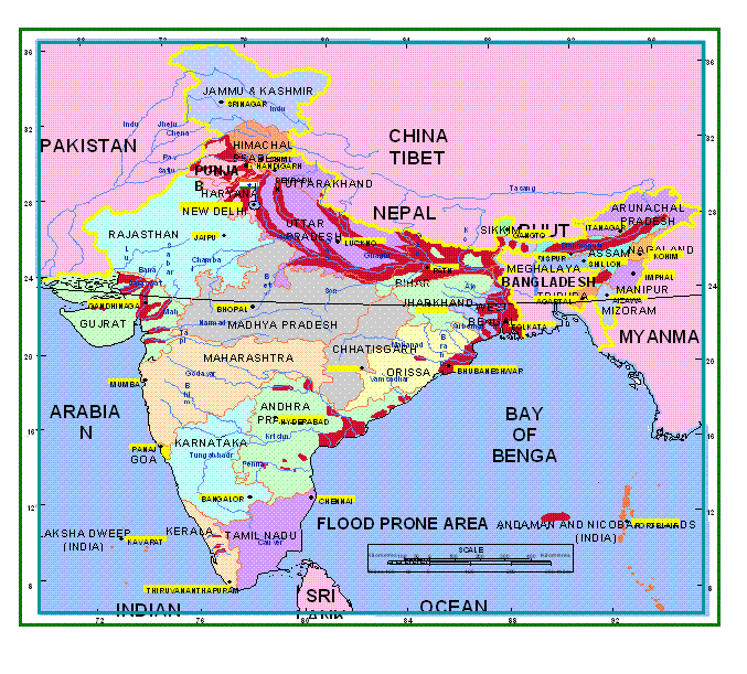 Flood Management and Border Areas Programme (FMBAP), UPSC