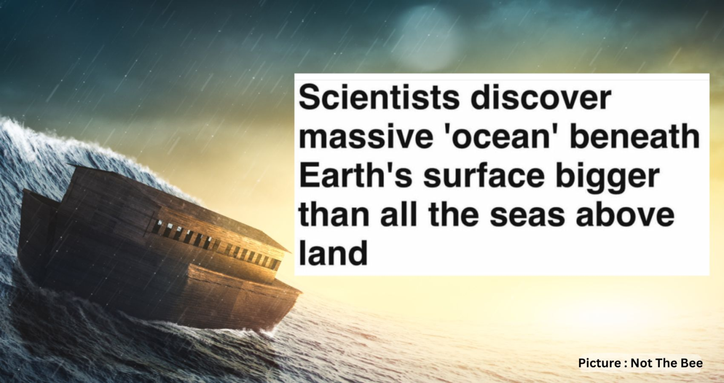 Discovery of a vast ocean 700 km below Earth's surface UPSC