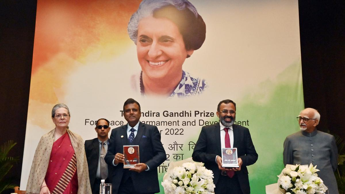 2022 Indira Gandhi Prize honours pandemic efforts UPSC