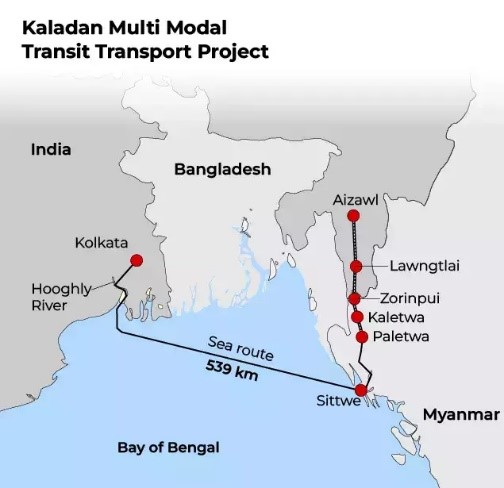 Kaladan Multi Modal Transit Transport Project (KMTTP) · UPSCprepcom