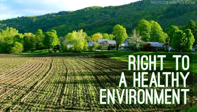 Right To A Healthy Environment