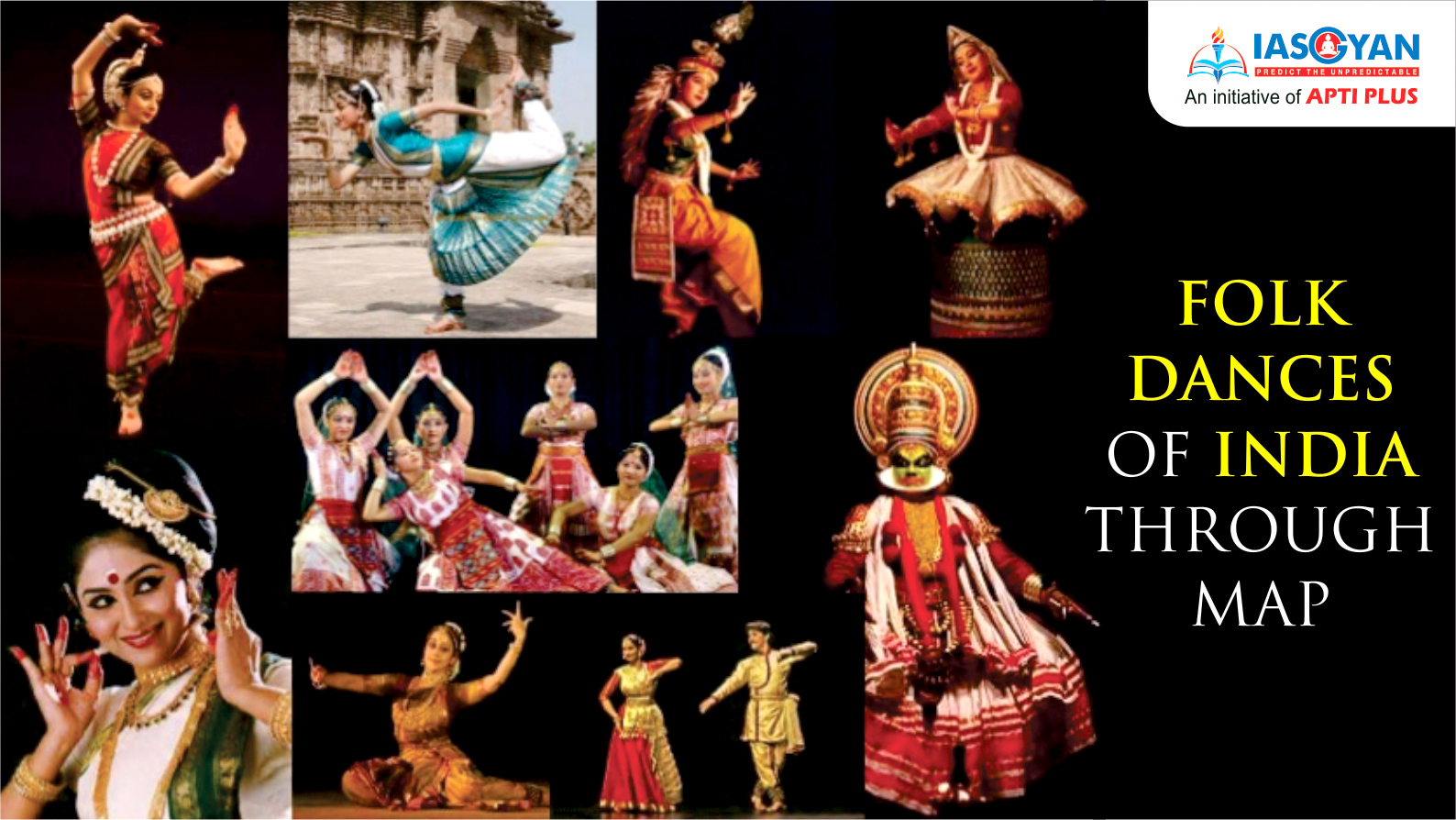 FOLK DANCES OF INDIA THROUGH MAP UPSC