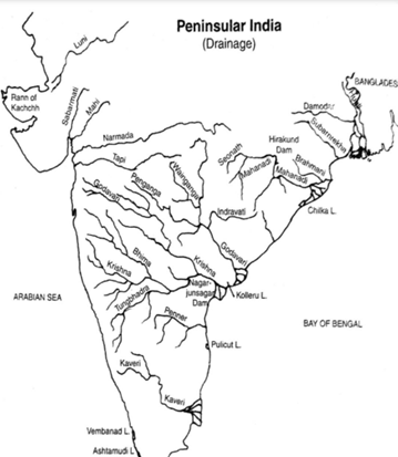 PENINSULAR RIVER SYSTEM: SOME BASICS - IAS Gyan