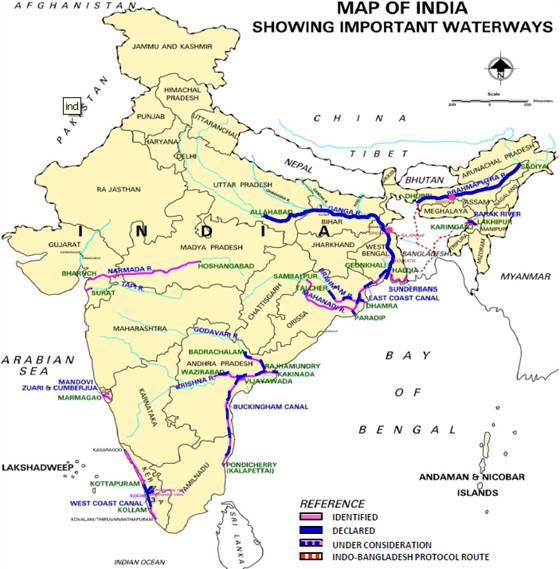 WATERWAYS IN INDIA | IAS GYAN