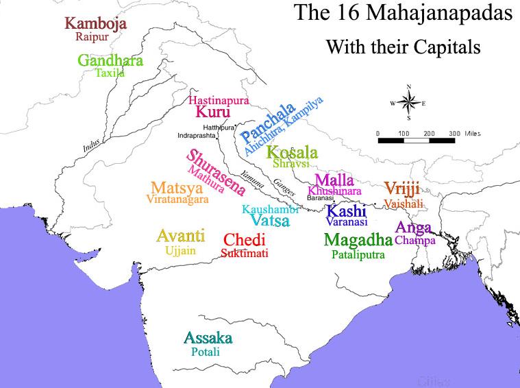 About The 16 Mahajanapadas