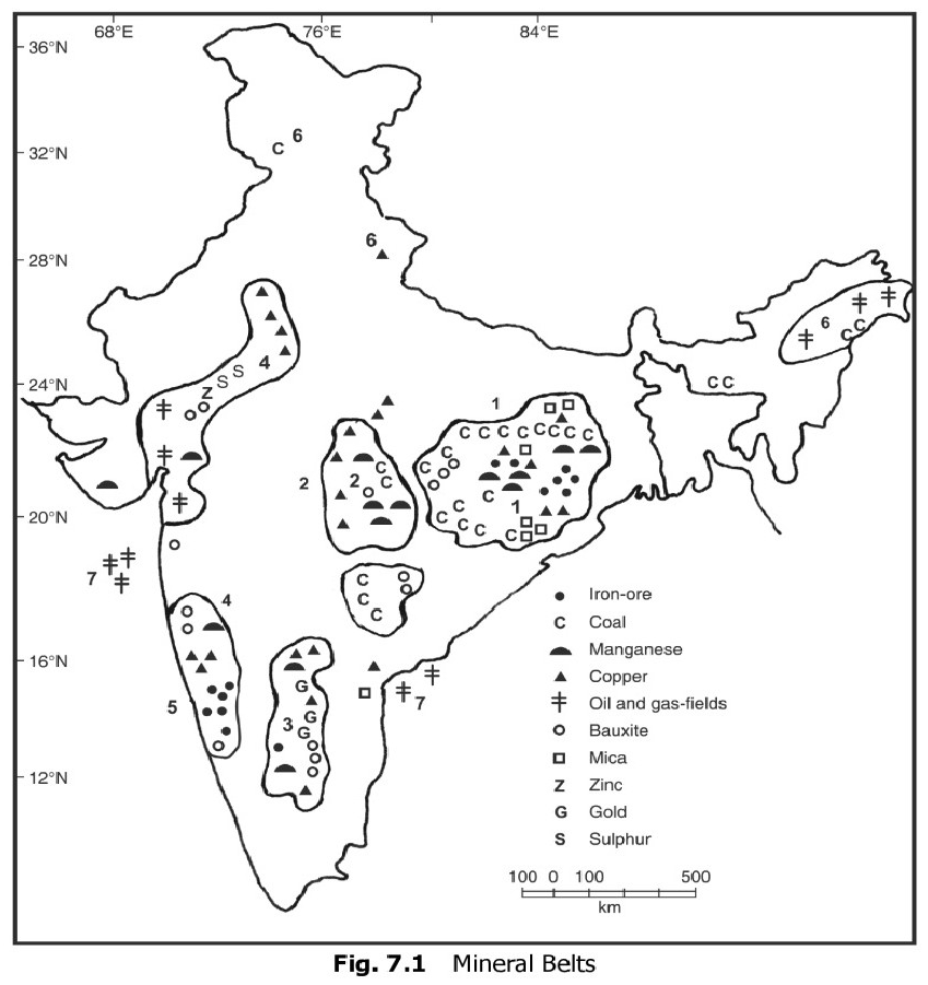 MINERAL DISTRIBUTION IN INDIA